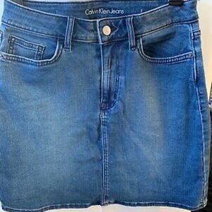 Calvin Klein Jean mini skirt